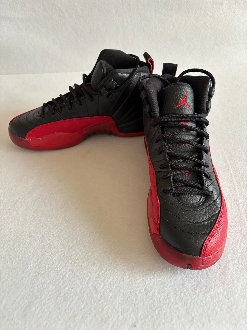 Jordan 1 Retro OG Big Kids' 6.5 Black Red High-Top Sneakers Basketball Like New!